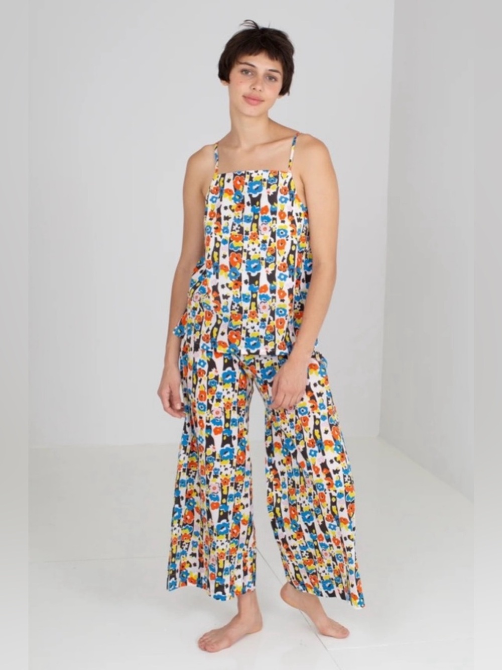 Ilana Kohn Maxine Pants in Flower Pop print
